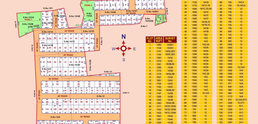 Dtcp/rera Approved Plots For Sale In Omr Siruseri , Diamond Reality Casa Palmera – Rs 4600 /Sqft